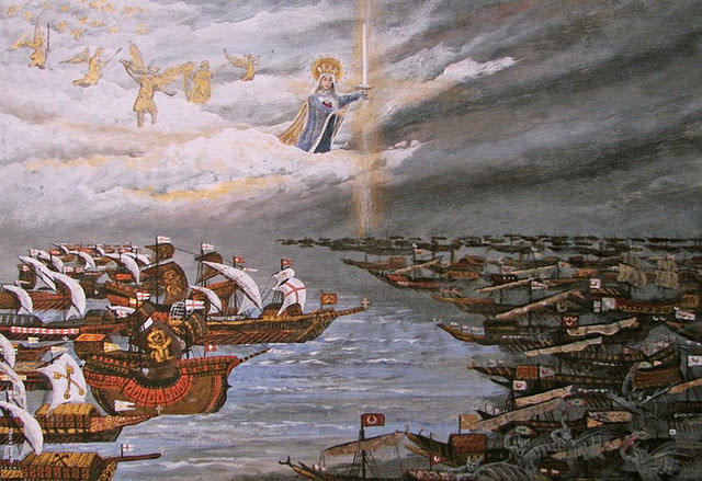 Batalla de Lepanto - Mural de Tony Stafki