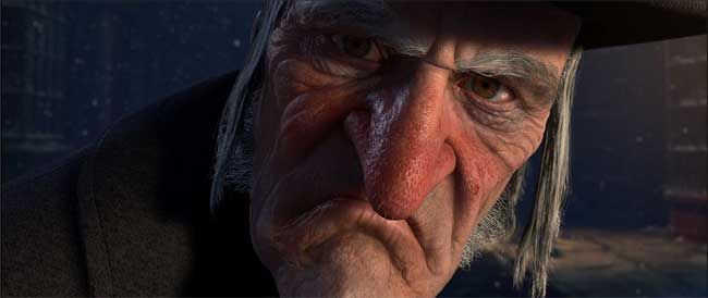 Ebenezer Scrooge (Jim Carrey)  ImageMovers Digital LLC