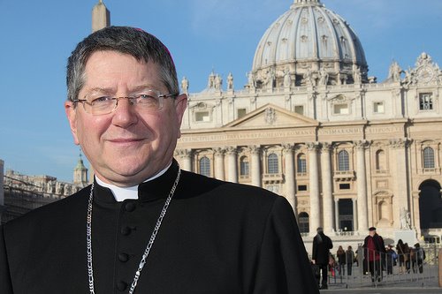 Monseor Keith Newton, ordinario del Ordinariato Personal de Nuestra Seora de Walsingham, en Roma los das posteriores a la eleccin del papa Francisco