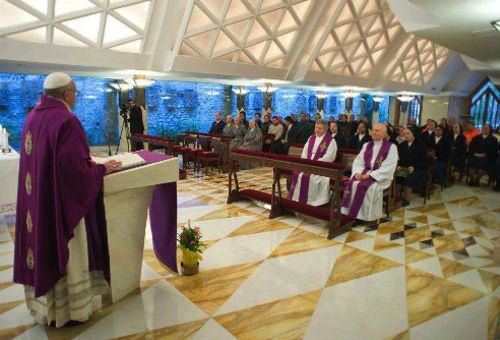 Papa Francisco en Santa Marta