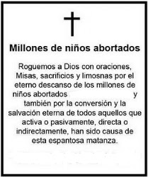 Niños abortados Niños abortados